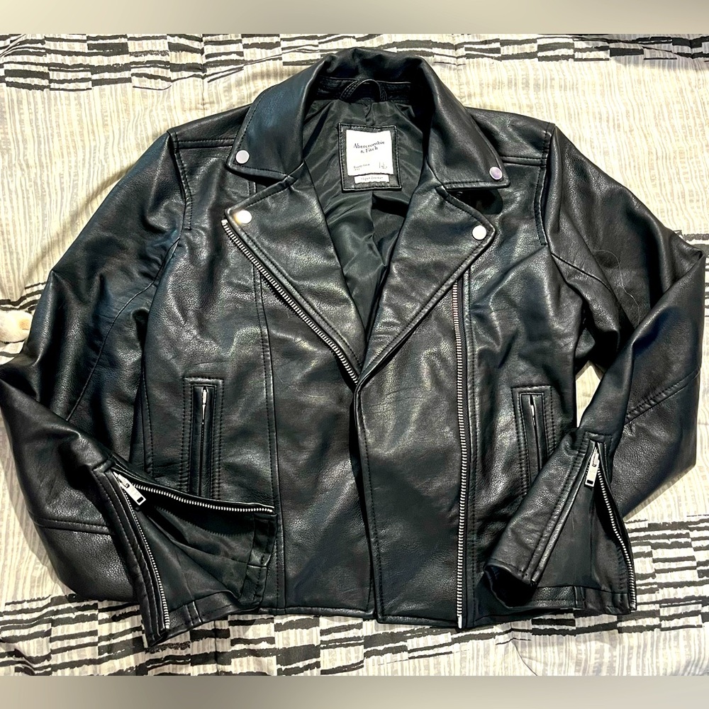 Abercrombie Faux Leather Jacket